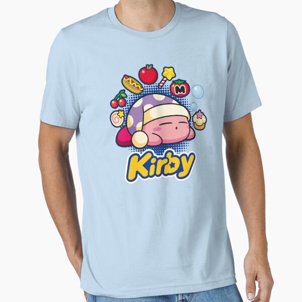 Kirby Sleeping Dreaming About Many Tasty Little - Adult & Kids T-Shirts, Sweatshirts & Hoodies apparel design preview 1