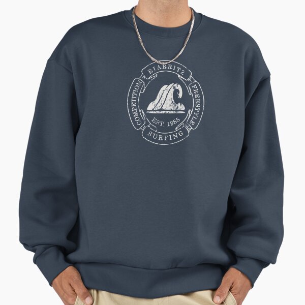 Retro Biarritz Waves - Adult & Kids T-Shirts, Sweatshirts & Hoodies apparel design preview 1