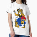Vintage M-U Tiger vs. K-U Jayhawk Spanking - Adult & Kids T-Shirts, Sweatshirts & Hoodies apparel design preview 1