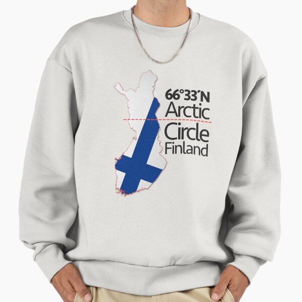 Arctic Circle Finland 66° 33' North - Adult & Kids T-Shirts, Sweatshirts & Hoodies apparel design preview 1