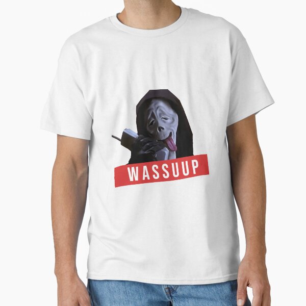 Wassup scream scary movie fun - Adult & Kids T-Shirts, Sweatshirts & Hoodies apparel design preview 1