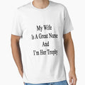 My Wife Is A Nurse And I'm Her Trophy - Adult & Kids T-Shirts, Sweatshirts & Hoodies apparel design preview 1