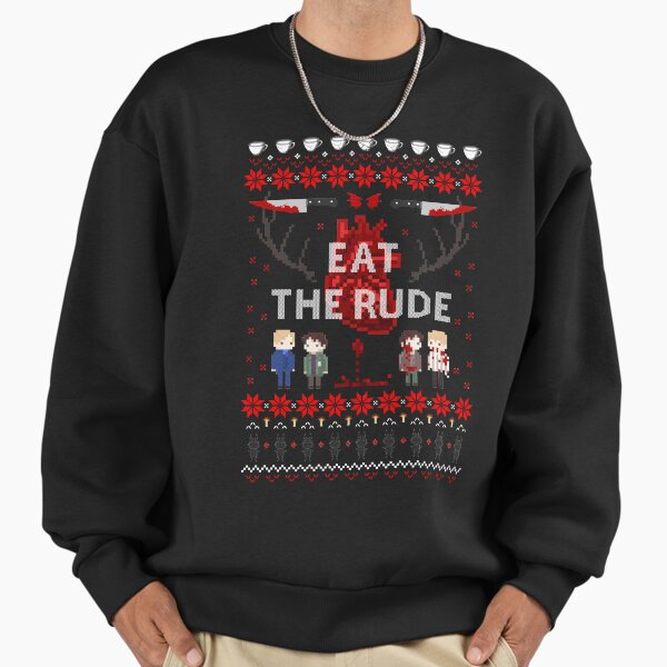 Eat The Rude Ugly Sweater - Adult & Kids T-Shirts, Sweatshirts & Hoodies apparel design preview 1