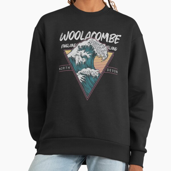 Woolacombe England Great Wave Surfing - Adult & Kids T-Shirts, Sweatshirts & Hoodies apparel design preview 1