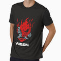 Samurai Japanese Gaming 2077 Art Game Style Graphic - Adult & Kids T-Shirts, Sweatshirts & Hoodies apparel design preview 1