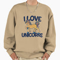 I love Unicorns - Adult & Kids T-Shirts, Sweatshirts & Hoodies apparel design preview 1