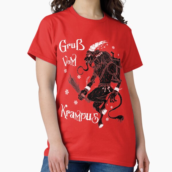 Greetings from Krampus Funny Christmas gift - Adult & Kids T-Shirts, Sweatshirts & Hoodies apparel design preview 1