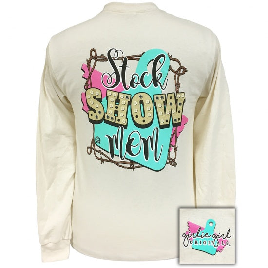 Girlie Girl Originals Preppy Stock Show Mom - Adult & Kids T-Shirts, Sweatshirts & Hoodies apparel design preview 1