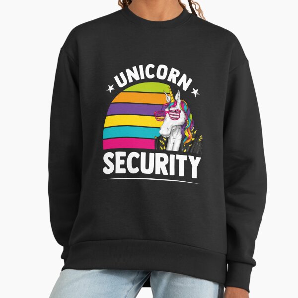 Unicorn Security Funny Lover Mythical Creature Love - Adult & Kids T-Shirts, Sweatshirts & Hoodies apparel design preview 1