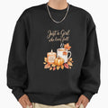 Just A Girl Who Loves Fall Pumpkin Cozy Autumn - Adult & Kids T-Shirts, Sweatshirts & Hoodies apparel design preview 1