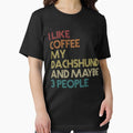 Dachshund Dog Owner Coffee Lover Humorous Quote - Adult & Kids T-Shirts, Sweatshirts & Hoodies apparel design preview 1