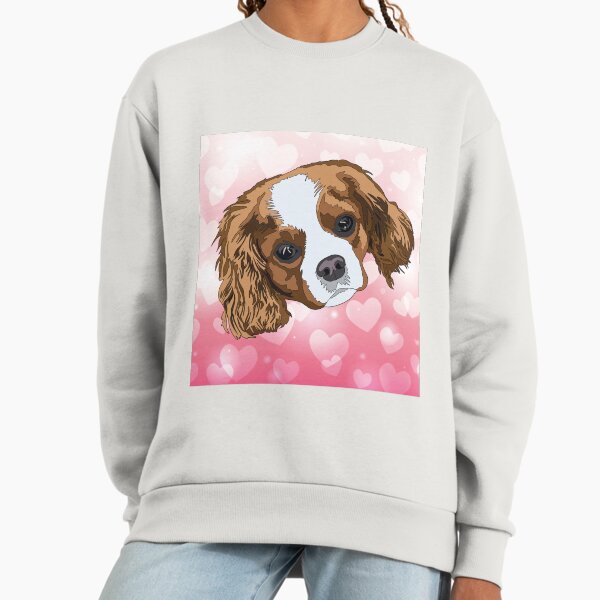 Spaniel Valentine's Day pattern - Adult & Kids T-Shirts, Sweatshirts & Hoodies apparel design preview 1