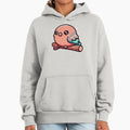Adorable Round Pink Bird Kawaii Chibi Parakeet - Adult & Kids T-Shirts, Sweatshirts & Hoodies apparel design preview 1