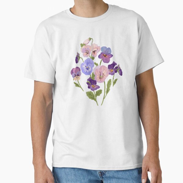 Pansy Flower Pattern - Adult & Kids T-Shirts, Sweatshirts & Hoodies apparel design preview 1