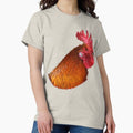 Pixelated styled chicken profile - Adult & Kids T-Shirts, Sweatshirts & Hoodies apparel design preview 1