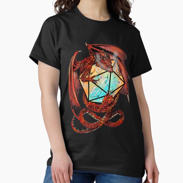 Red Dragon Dice - Adult & Kids T-Shirts, Sweatshirts & Hoodies apparel design preview 1