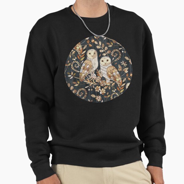Wooden Wonderland Barn Owl Collage - Adult & Kids T-Shirts, Sweatshirts & Hoodies apparel design preview 1
