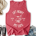 Lift Heavy Pet Cats Tank - Adult & Kids T-Shirts, Sweatshirts & Hoodies apparel design preview 1