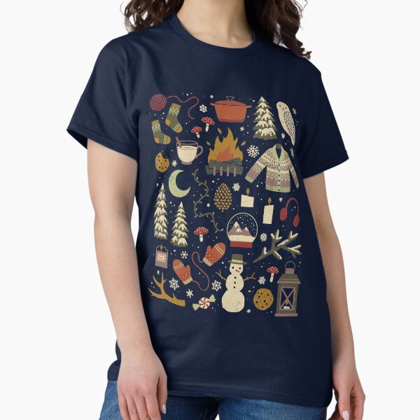 Winter Nights - Adult & Kids T-Shirts, Sweatshirts & Hoodies apparel design preview 1