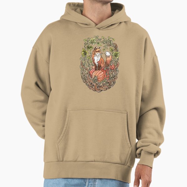 Autumn Fox Fall Nature Watercolor Art - Adult & Kids T-Shirts, Sweatshirts & Hoodies apparel design preview 1