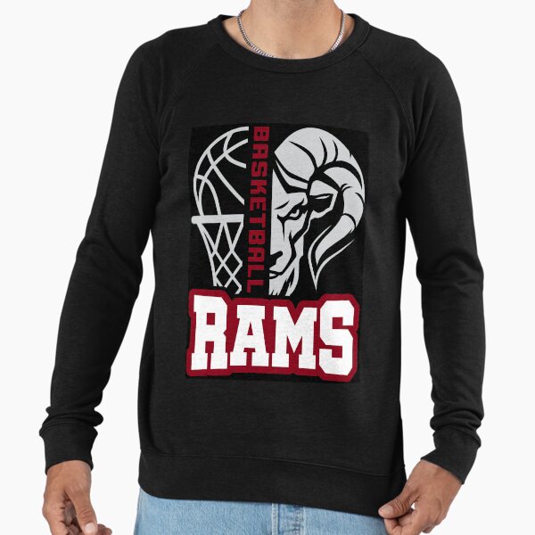 Rams Basketball Black Lightweight - Adult & Kids T-Shirts, Sweatshirts & Hoodies apparel design preview 1