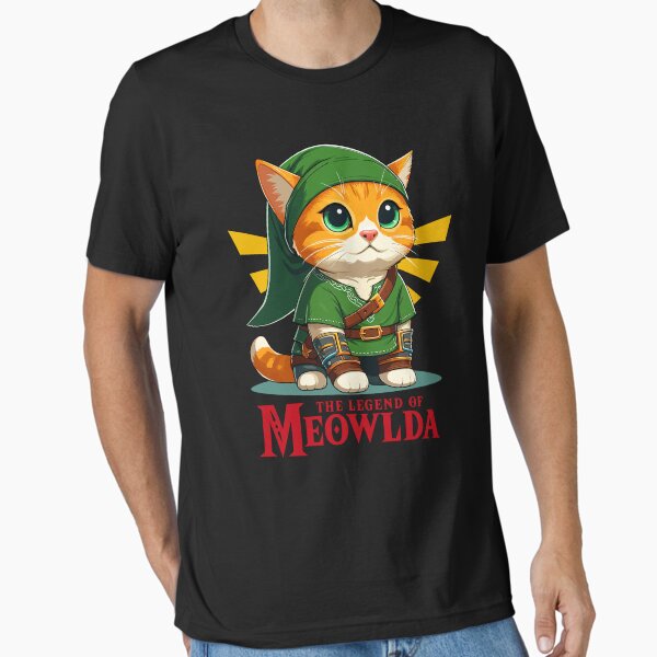 The Legend of Meowlda - Adult & Kids T-Shirts, Sweatshirts & Hoodies apparel design preview 1