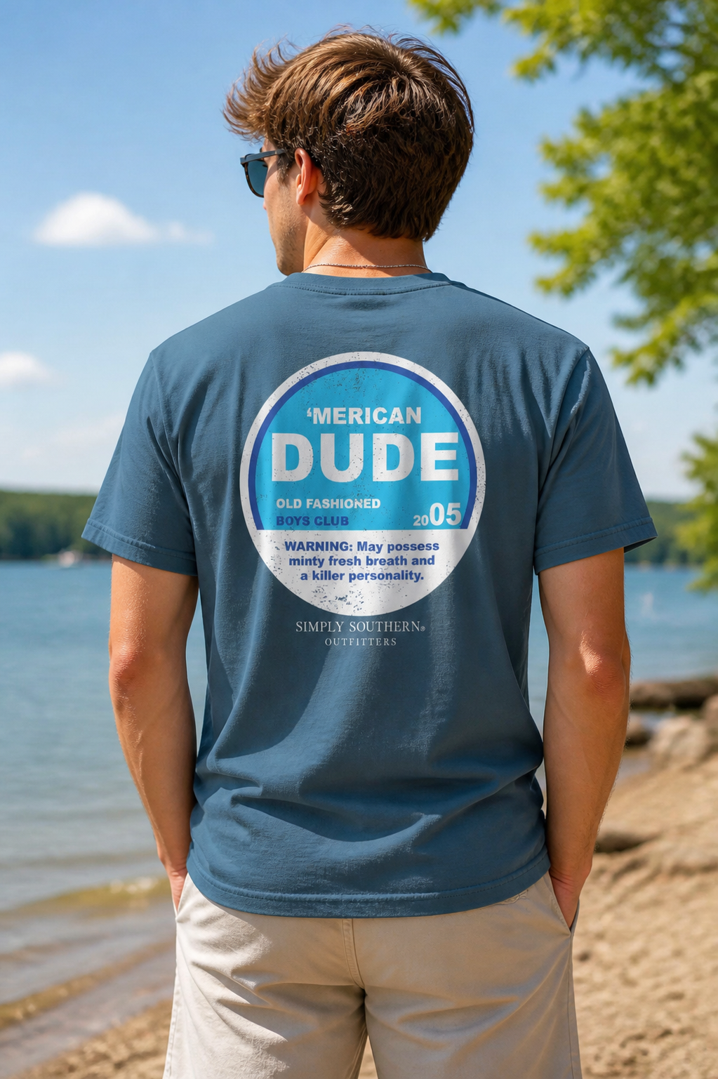 Simply Southern Merican Dude Boys Club - Adult & Kids T-Shirts, Sweatshirts & Hoodies apparel design preview 1