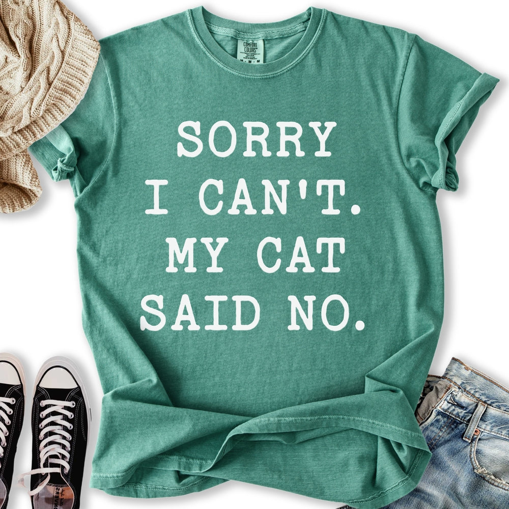 My Cat Said No - Adult & Kids T-Shirts, Sweatshirts & Hoodies apparel design preview 2
