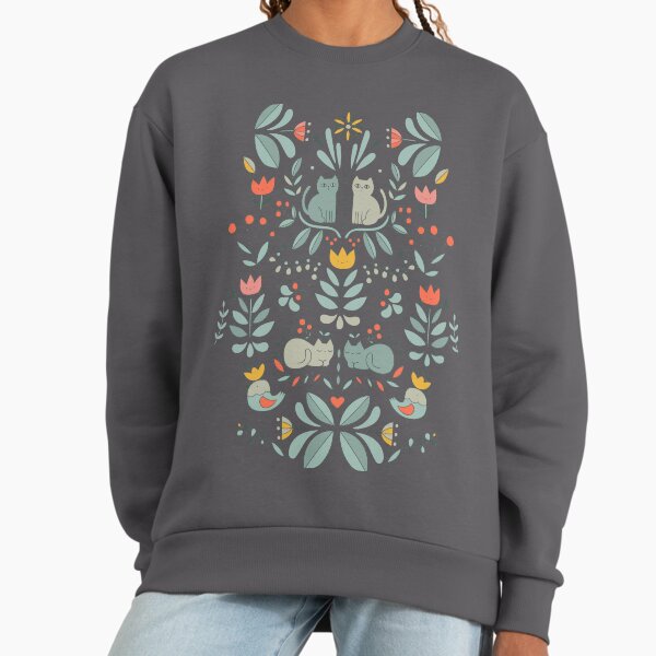 Swedish Folk Cats - Adult & Kids T-Shirts, Sweatshirts & Hoodies apparel design preview 1