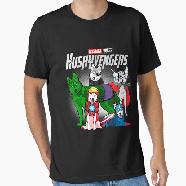 Funny Husky Lover Gift Huskyvengers for Men Women, - Adult & Kids T-Shirts, Sweatshirts & Hoodies apparel design preview 1
