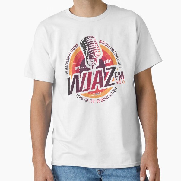 Vintage Radio Design WJAZ - Adult & Kids T-Shirts, Sweatshirts & Hoodies apparel design preview 1