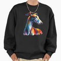 Galgo Español in watercolor beautiful portrait: - Adult & Kids T-Shirts, Sweatshirts & Hoodies apparel design preview 1