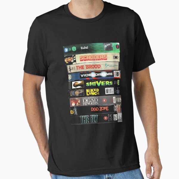 Cronenberg VHS collection - Adult & Kids T-Shirts, Sweatshirts & Hoodies apparel design preview 1