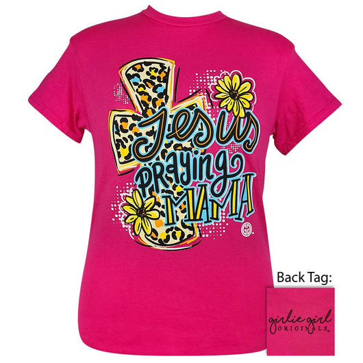 Girlie Girl Originals Jesus Praying Mama - Adult & Kids T-Shirts, Sweatshirts & Hoodies apparel design preview 1