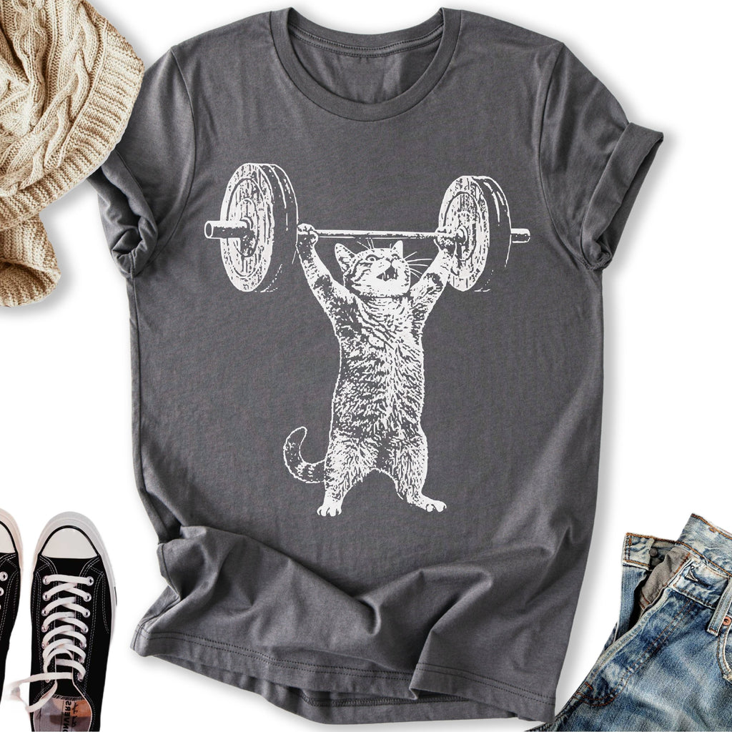 Weight Lifter Cat - Adult & Kids T-Shirts, Sweatshirts & Hoodies apparel design preview 2