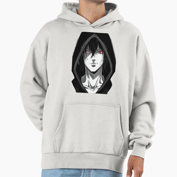 Dark Anime Hooded Character - Adult & Kids T-Shirts, Sweatshirts & Hoodies apparel design preview 1
