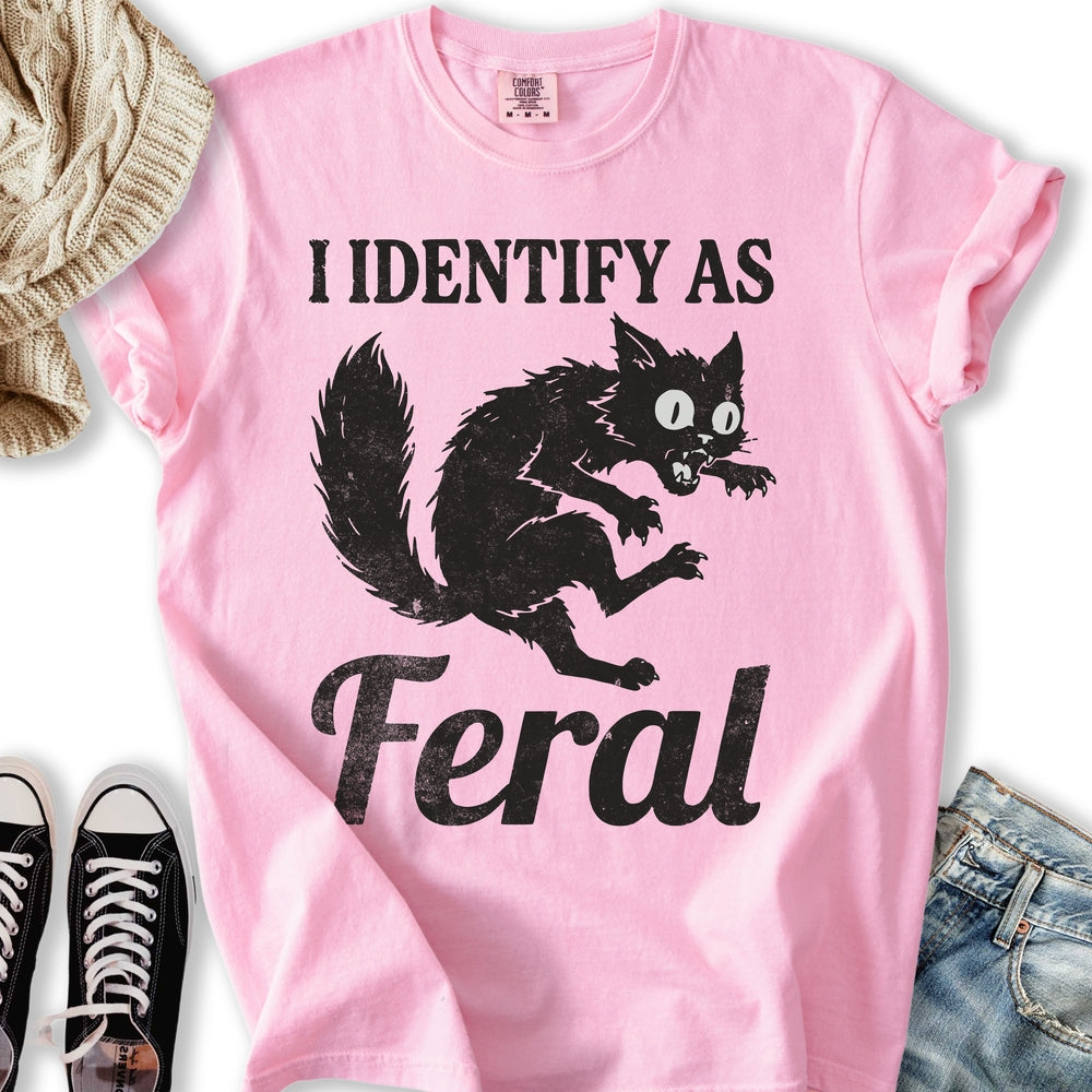 Feral Cat - Adult & Kids T-Shirts, Sweatshirts & Hoodies apparel design preview 1