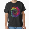 Tie Dye Retro Sunflower Women Black Cotton S-5XL (1) - Adult & Kids T-Shirts, Sweatshirts & Hoodies apparel design preview 1