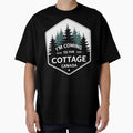 I'm Coming to The Cottage Retro Vintage Camping Fun - Adult & Kids T-Shirts, Sweatshirts & Hoodies apparel design preview 1