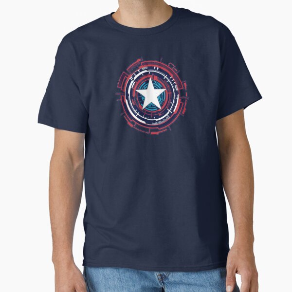 America Hero Futuristic Logo - Adult & Kids T-Shirts, Sweatshirts & Hoodies apparel design preview 1