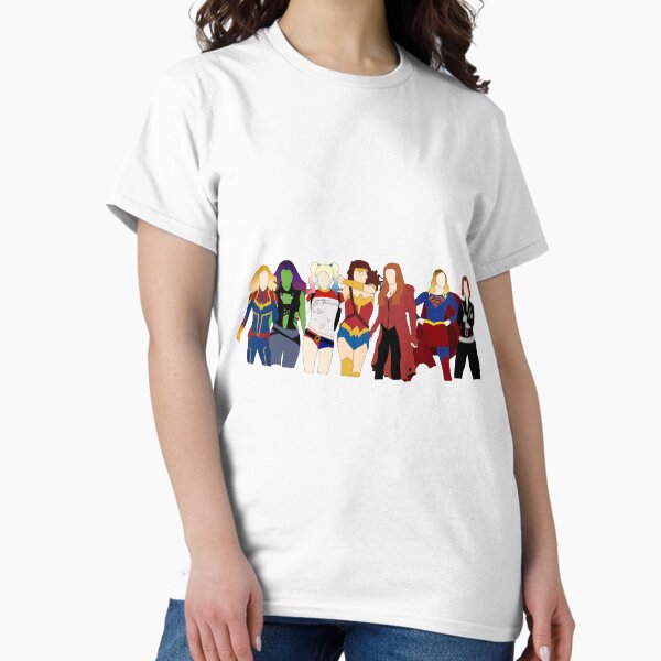 Female superheroes - Adult & Kids T-Shirts, Sweatshirts & Hoodies apparel design preview 1