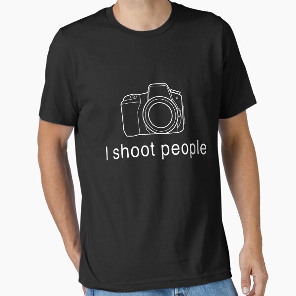 Photographer. I shoot people - Adult & Kids T-Shirts, Sweatshirts & Hoodies apparel design preview 1