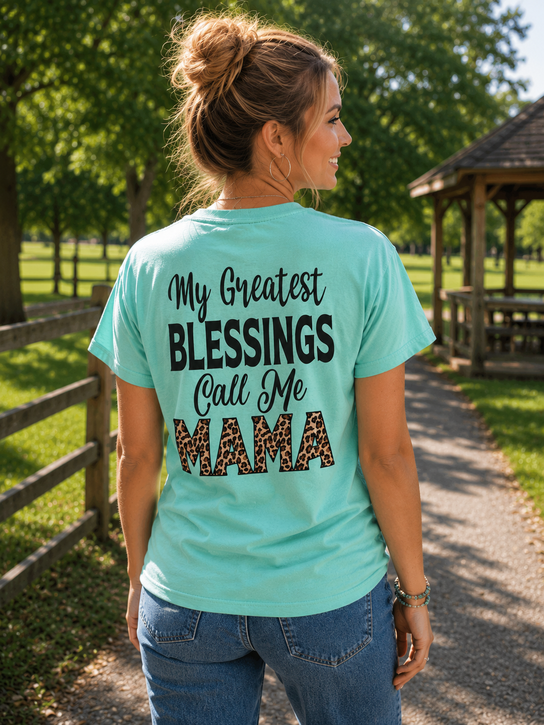 Southern Chics Greatest Blessings Call Me Mama Mom - Adult & Kids T-Shirts, Sweatshirts & Hoodies apparel design preview 1