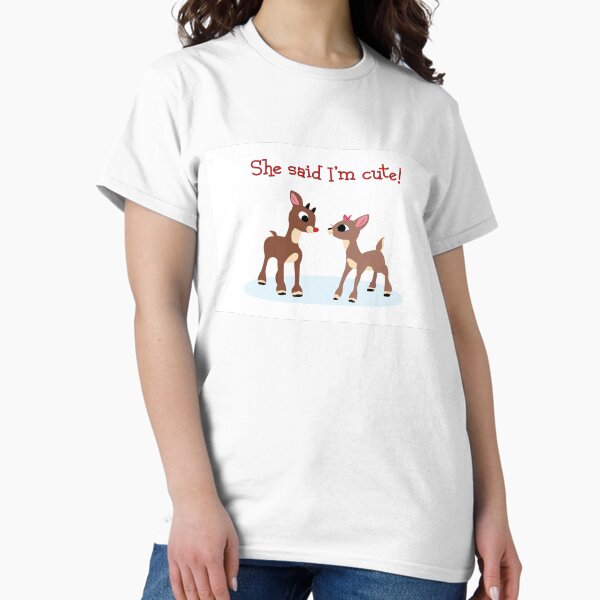 She Said I'm Cute! - Adult & Kids T-Shirts, Sweatshirts & Hoodies apparel design preview 1