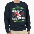 Have a Jolli Christmas Pixelated - Adult & Kids T-Shirts, Sweatshirts & Hoodies apparel design preview 1