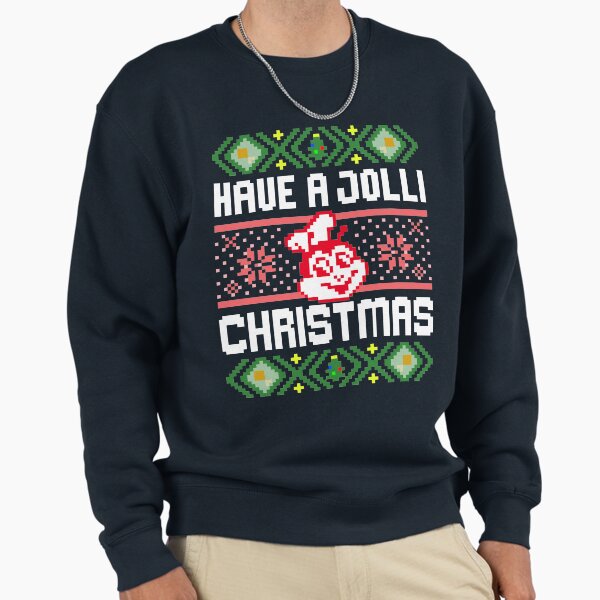 Have a Jolli Christmas Pixelated - Adult & Kids T-Shirts, Sweatshirts & Hoodies apparel design preview 1