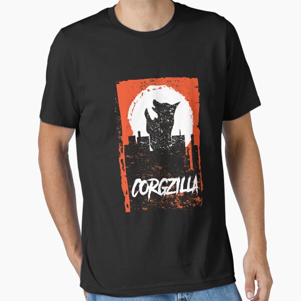 Corgzilla Funny Corgi Godzilla Parody - Adult & Kids T-Shirts, Sweatshirts & Hoodies apparel design preview 1