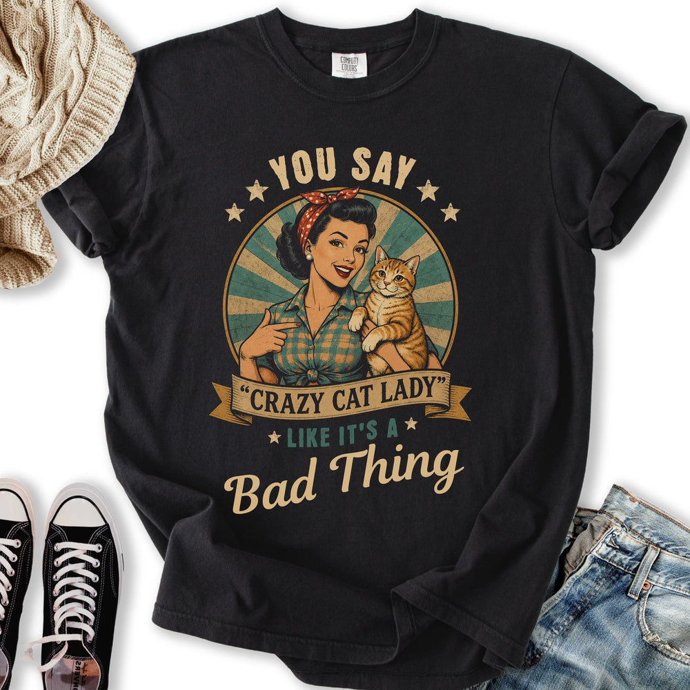 Crazy Cat Lady II - Adult & Kids T-Shirts, Sweatshirts & Hoodies apparel design preview 1