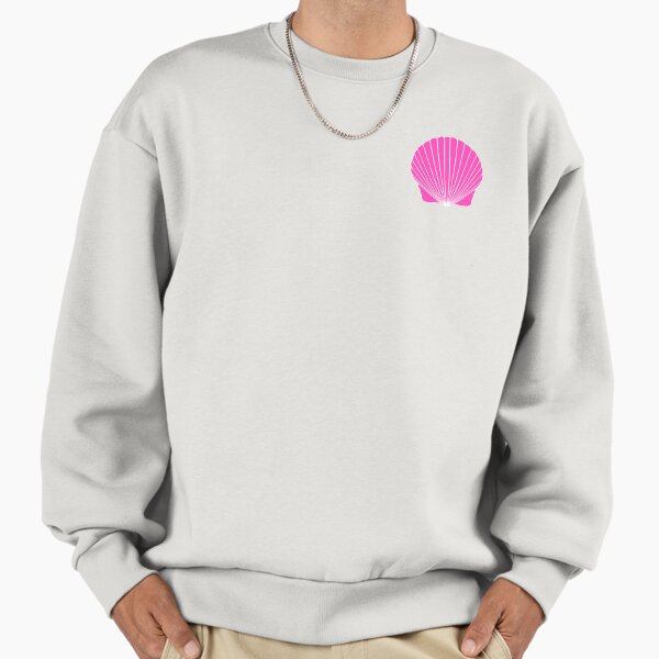 Ocean Scallop Shells Pink and White - Adult & Kids T-Shirts, Sweatshirts & Hoodies apparel design preview 1