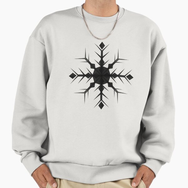 Black Christmas Snowflake holiday Winter spirit snow - Adult & Kids T-Shirts, Sweatshirts & Hoodies apparel design preview 1